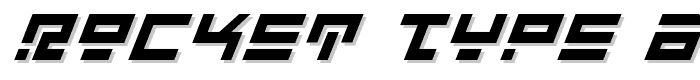 Rocket Type Bold Italic font